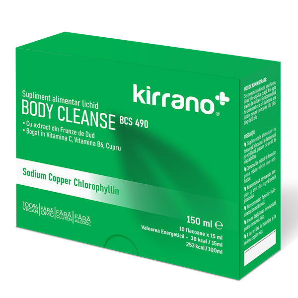Supliment alimentar: BODY CLEANSE BCS490 Detoxifiere, controlul greutății, energie, imunitate și o piele sănătoasă