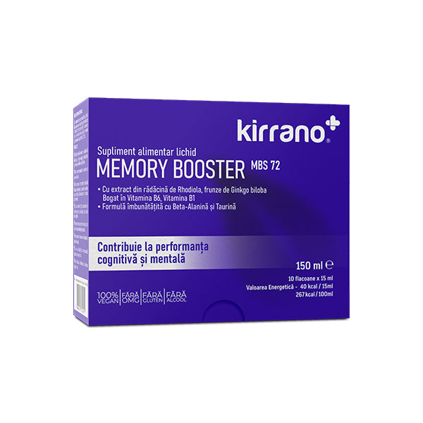 Supliment alimentar: MEMORY BOOSTER MBS72C concentrare și memorie